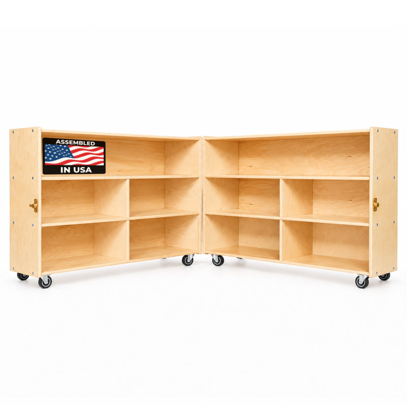 Armoire de rangement pliante à 3 niveaux Guidewill®, 3-Tier