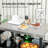Three-Shelf Outdoor Grill Cart With Stainless Steel Tabletop, Side Handle, 32" X 20.5" Multifunctional Pizza Oven Stand, Movable Food Prep Table On Wheels