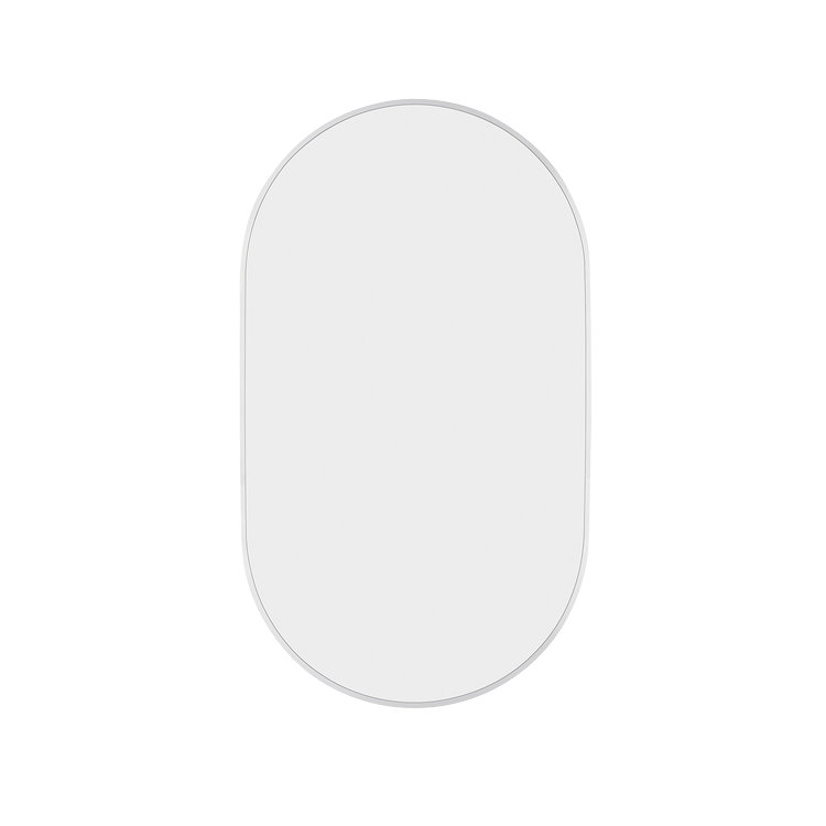 Miroir de salle de bain Alexandriah, H 24 po x l 42 po, Noir