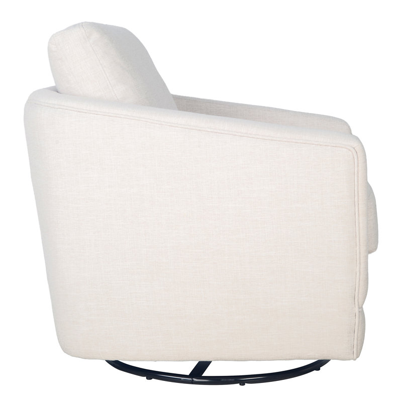 Gogh Swivel Glider, Beige Linen