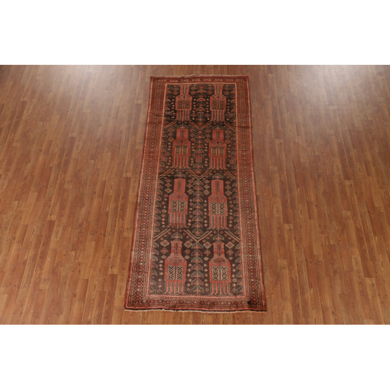 Tapis traditionnel fait à la main 4 pi x 9 pi