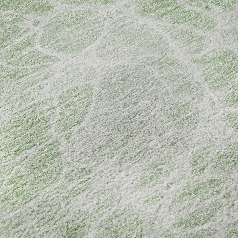 Tapis menthe de qualité supérieure lavable à la machine Arnette, Rectangulaire 3 pi x 5 pi