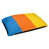 Bleu / Rouge-orange / jaune