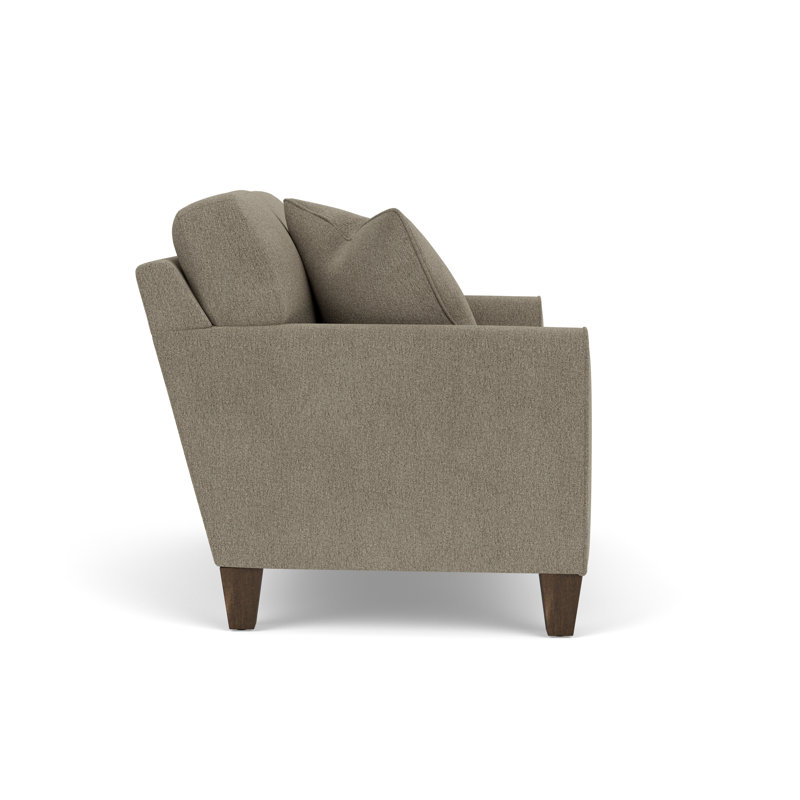 Causeuse Cornesia, 100% polyester colombe