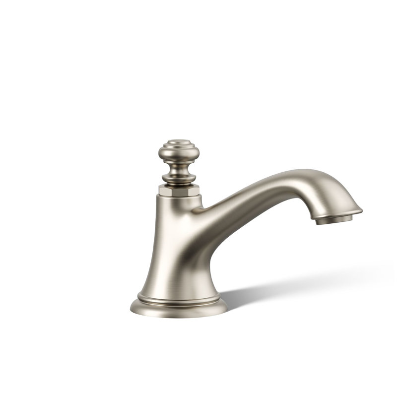 Artifacts Bathroom Sink Spout with Bell Design, Vibrant Brushed Nickel