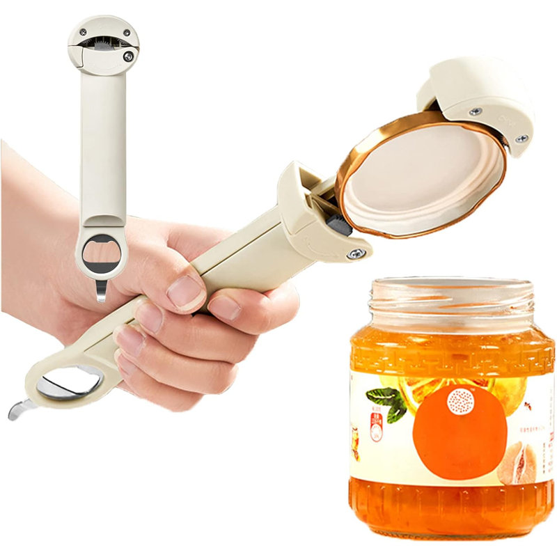 NIERBO Manual Jar Opener Can Opener, White