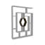 134cm H x 134cm W Geometric Bookcase-2047995507