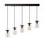 Luminaire suspendu linéaire industriel en fer Mason