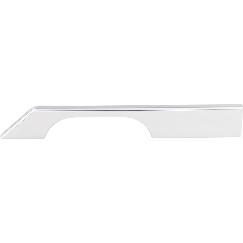Tapered Bar pull, Polished Chrome, 7" Center to Center