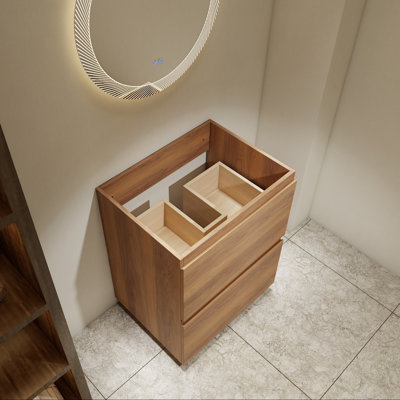 Base de meuble-lavabo 24 po avec tiroirs 24 po