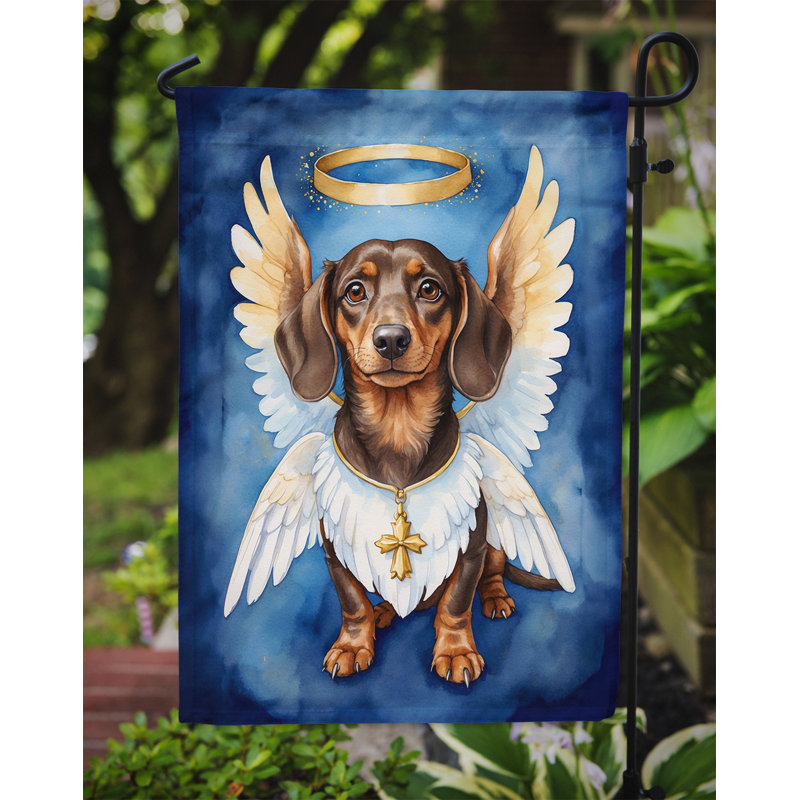 Dachshund My Angel Garden - drapeau