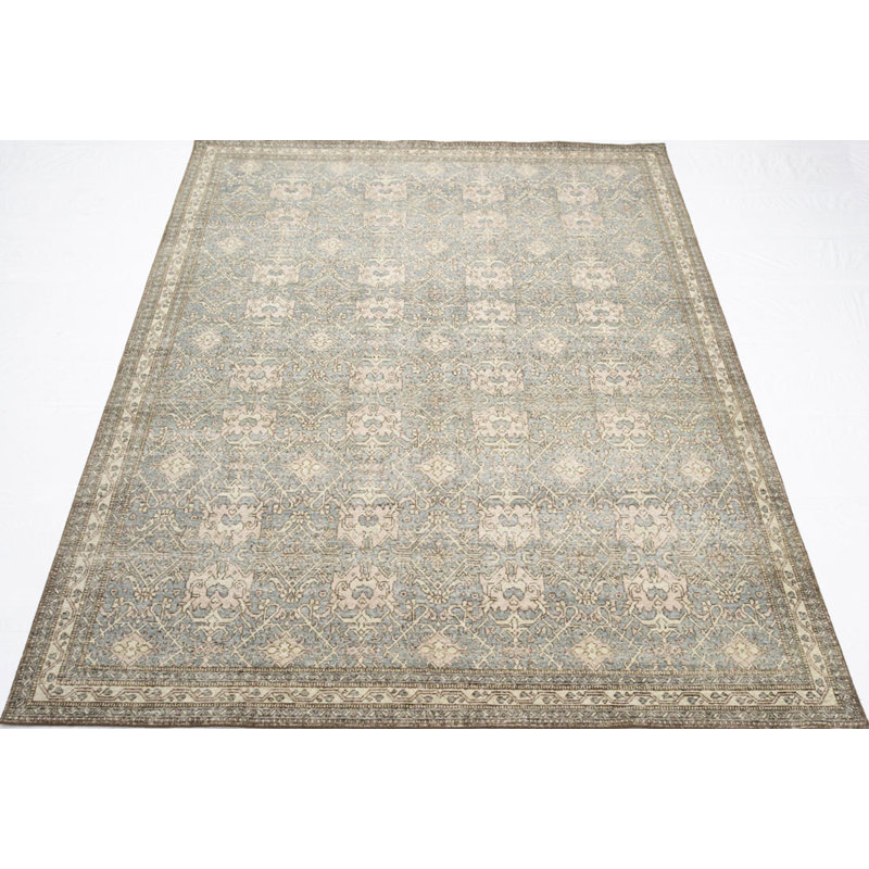Tapis noué à la main de style rétro Dover