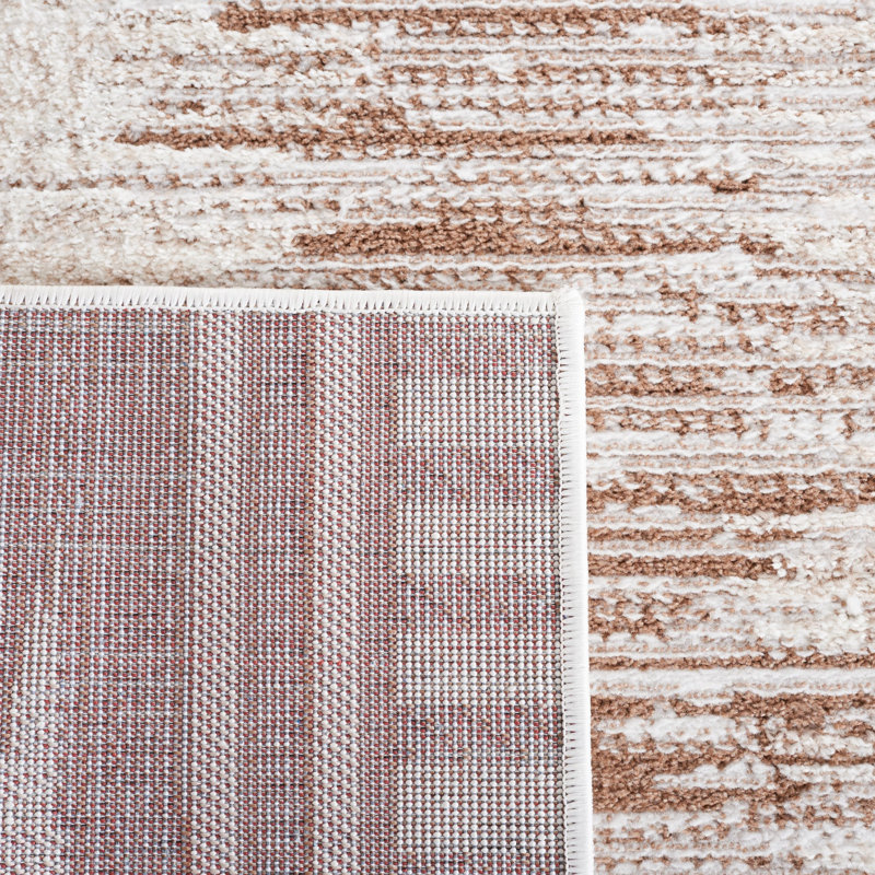 Tapis abstrait Delmontez Performance, Rectangle 5 pi 3 po x 7 pi 6 po