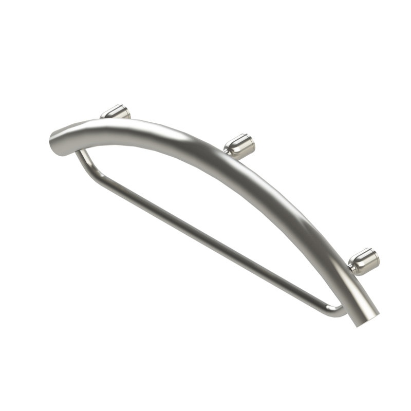 INVISIA Towel Bar Designer Luxury Grab Bar (500 lb. Capacity), 16" W, Brushed Nickel