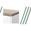 Modern Narrow Hidden Shoe Storage Cabinet Organizer With Bench For Entryway With 3 Flip Drawer-2091765259