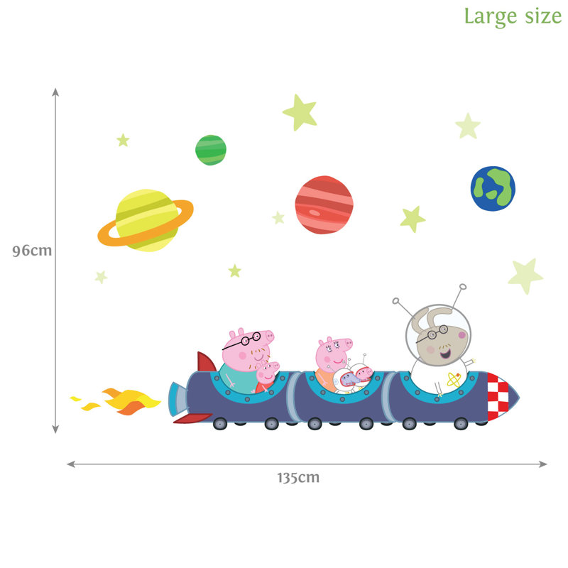 Wall Decal, 96cm H x 135cm W