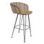 Deloris Counter Stool with Metal Frame