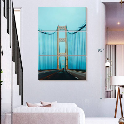Lilie Blue Mackinac Bridge