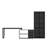 Nykira 2-Piece L-Shaped Computer Desk Set -2090457479