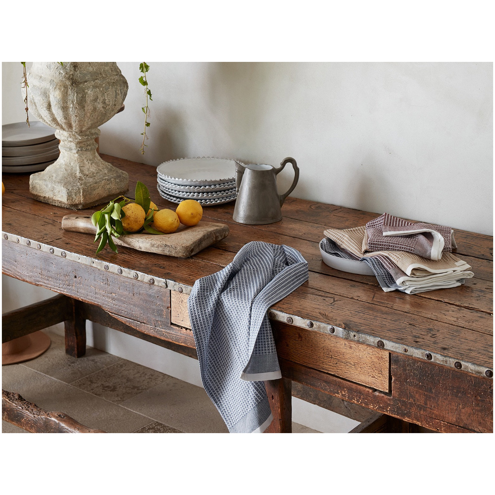 Waffle Tea Towel Kitchen Towel, Desert