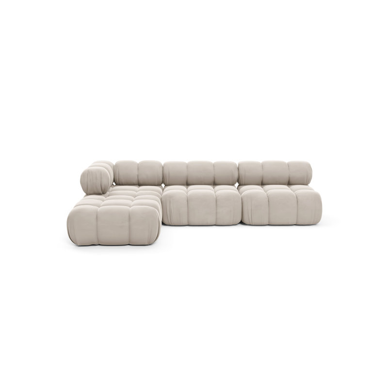 4 Seater Sofa & Chaise, Warm Beige Does Not Apply
