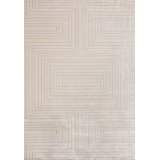 Contemporary Geometric Square Lines Area Rug