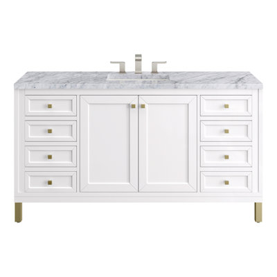 Chicago 60'' Single Bathroom Vanity with Top