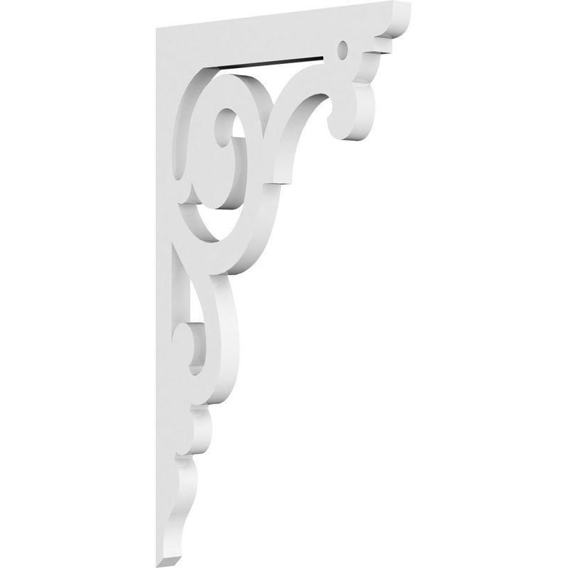 Support de qualité architecturale Hurley, L 5/8 po x P 7 1/2 po x H 13 po, Hurley, PVC