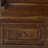 Wood Brown Coat Rack with Clock and Hooks