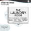 Giclée encadrée «Do It Yourself Laundry Minimal», design par Kim Allen-447106450-447106461