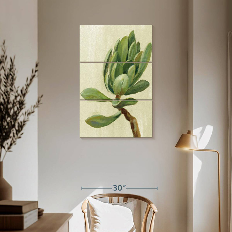 Harnek Front Yard Succulent III, 57" H x 36" W
