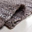 Tapis blanc / gris en cuir / coton tissé à la main Riehle-802160732