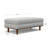 Morrison 49"W Large Upholstered Ottoman with Solid Wood Legs-406694152