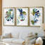 Monstera I - Impression personnalisée de qualité supérieure avec passe-partout - 3 pièces-85759492-85759489