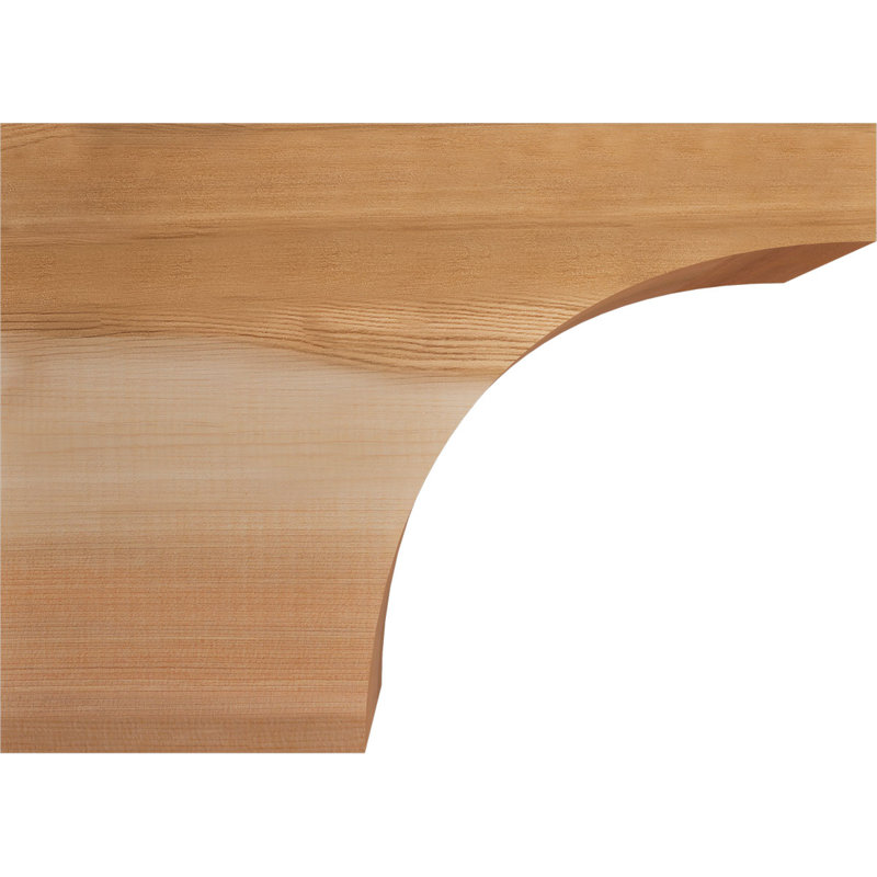 Huntington Smooth Rafter Tail, Western Red Cedar, 12"H x 3 1/2"W x 16"L