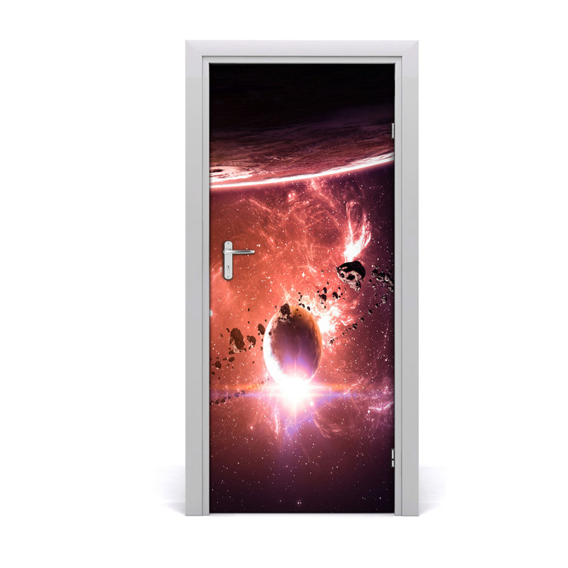 Galaxy Door Decal