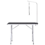 Vidaxl Adjustable Dog Grooming Table With 1 Loop