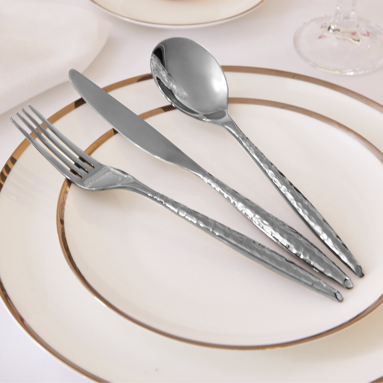Avellino 20 Piece 18/10 Stainless Steel Flatware Set, Service for 4, Mirror