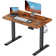 Guimauve Height Adjustable Electric Standing Computer Desk With Non-Spliced Desk Top Home Office Desk