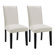 Nysir Faux Leather Dining Chairs with Nailhead Trim