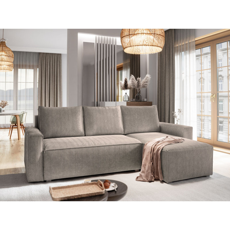 Shanett 3 Seater Sofa Bed, Beige