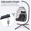 Chaise pliante en acier-aluminium avec appui-tête et coussin-173438420-173438422