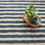 Silas Stripe Hand Hooked Striped Area Rug in Navy-1017699296