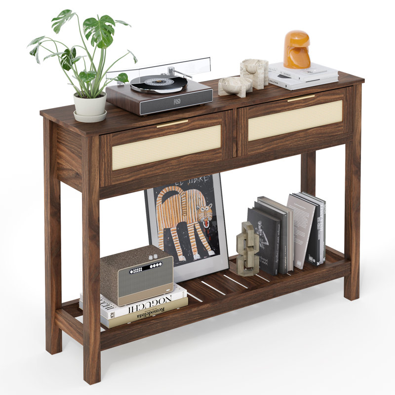 45.3'' Console Table, Brown