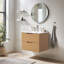Meuble-lavabo mural 24 po avec lavabo en céramique-294160485-324450427