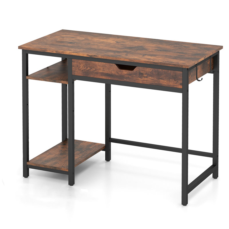 Alexusia Metal Base Writing Desk