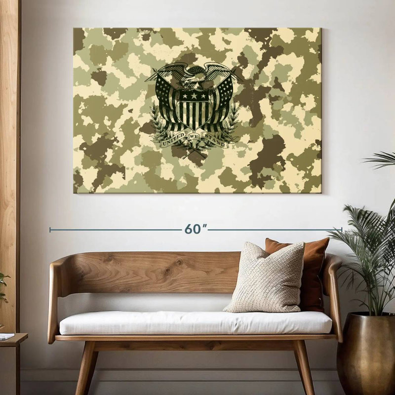 Lelar American Eagle Camouflage, 34" H x 51" W