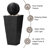 Harriman Weather Resistant Abstract Fountain with Light-788003552