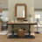 Brown Wood Tribal Handmade Woven Room Wall Mirror