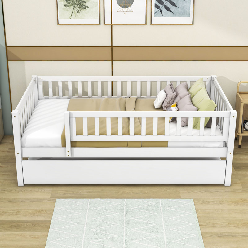 Lit de jour avec couchette Idonna, Blanc, Simple